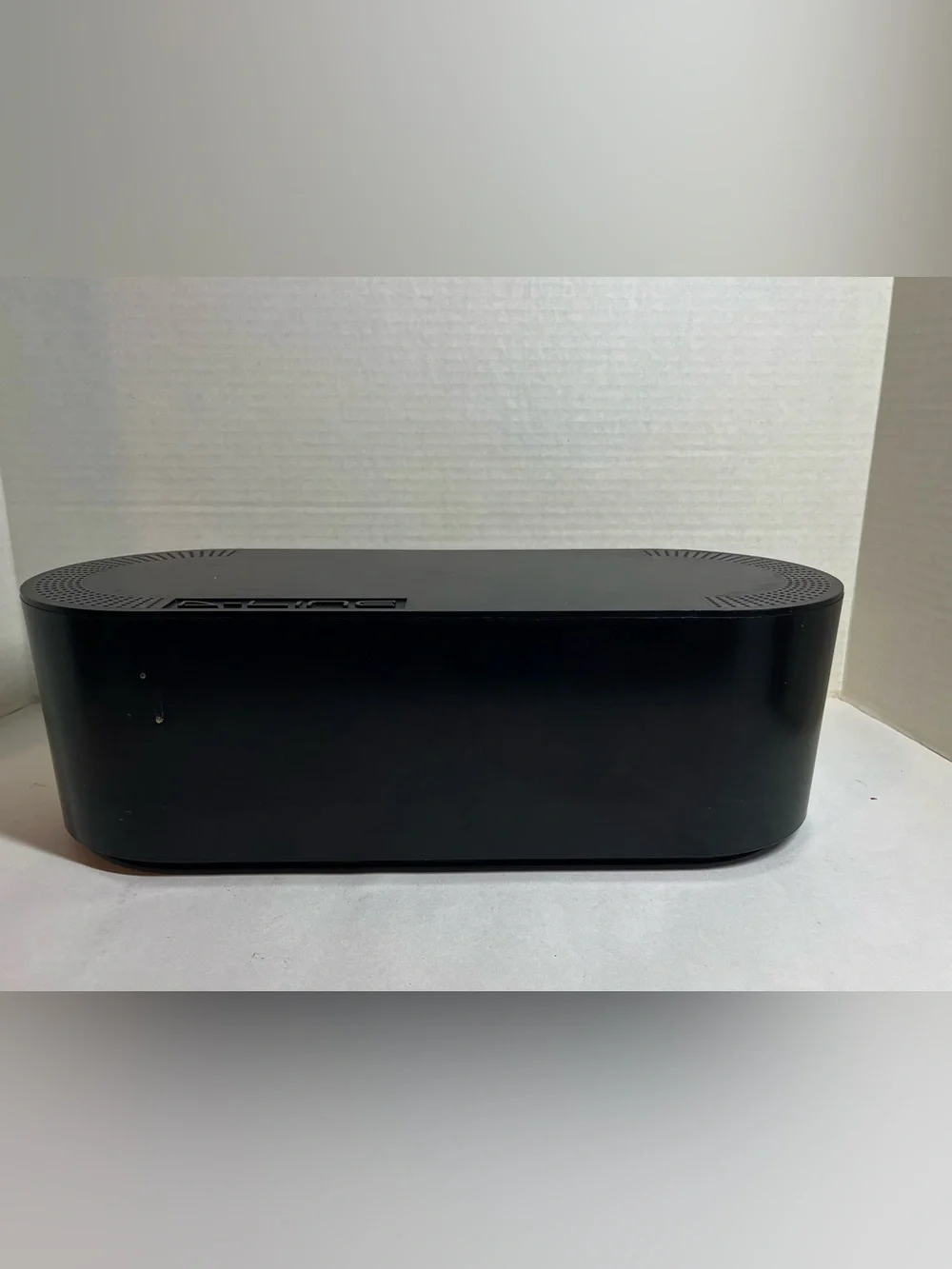 Large Black Computer/Phone/TV Cable Management Box Organizer (Mint)